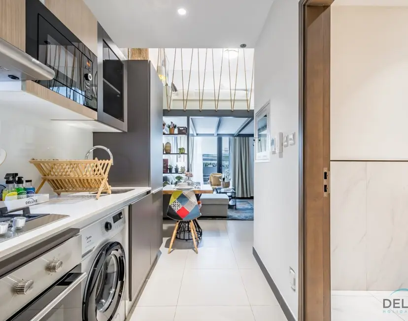 Modern Loft-Style Studio at Aria Residence — JVC — photo 4