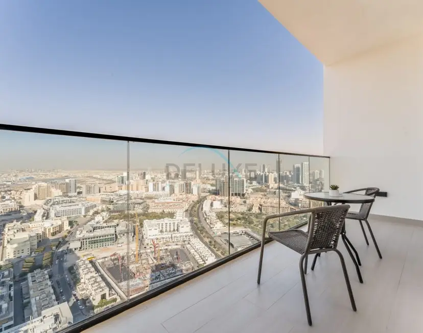 City Views 1-Bedroom Near Community Park with Private Balcony — JVC — photo 3