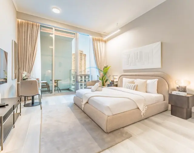 Pool View Studio with Balcony Close to Mall, Concept 7 Residences — JVC