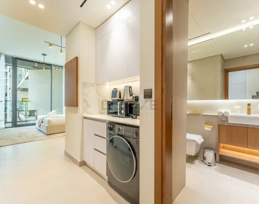 Studio Near Dubai Autodrome & Trump Golf Club, Binghatti Amber — JVC — photo 6