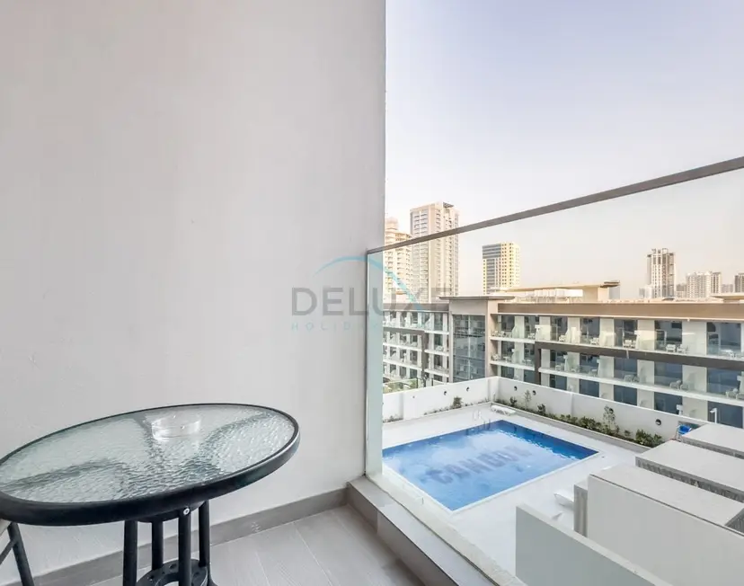 Pool View Studio with Balcony Close to Mall, Concept 7 Residences — JVC — photo 4