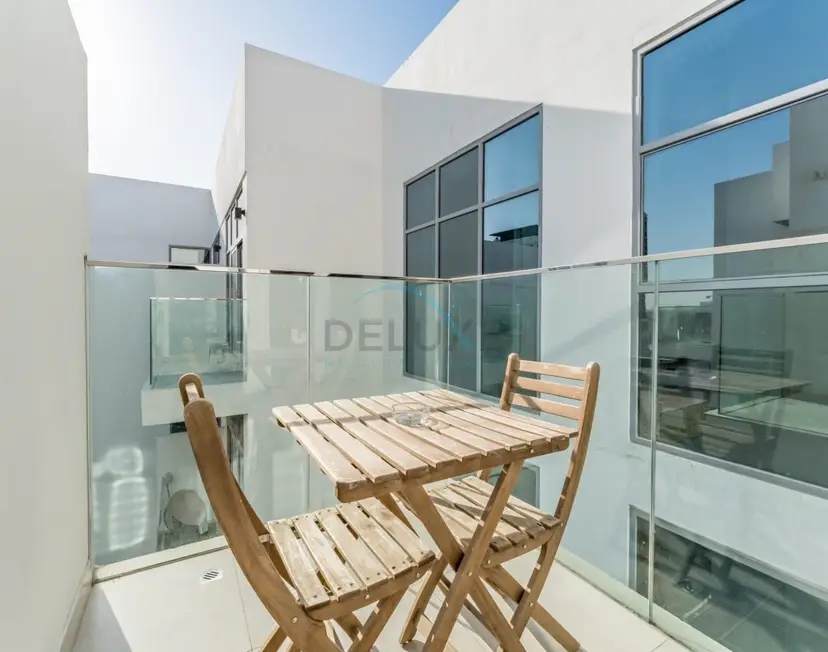Balcony Offering Community Views 1-Bedroom with Assistant Room — JVC — photo 15