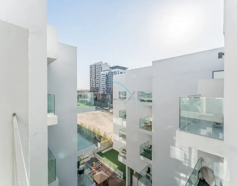 Balcony Offering Community Views 1-Bedroom with Assistant Room — JVC — photo 21