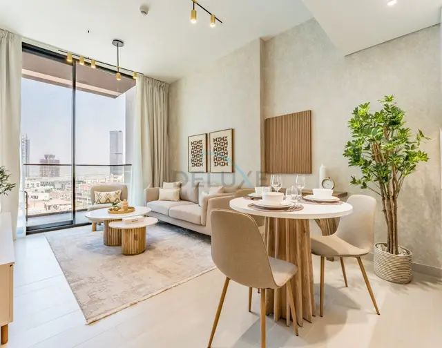 Community Views 1-Bedroom Next to Mall and Park, Binghatti Amber — JVC