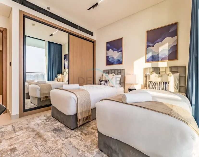 High-Floor 2-Bedroom with Private Pool Overlooking the Community — JVC — photo 20