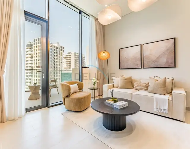 1-Bedroom Oasis Featuring a Private Mini Pool on the Balcony — JVC