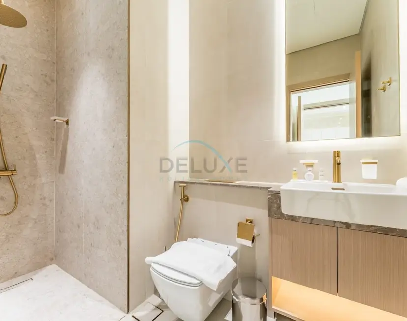1-Bedroom Oasis Featuring a Private Mini Pool on the Balcony — JVC — photo 17